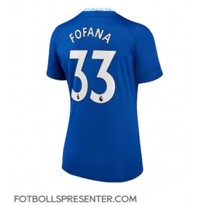 Chelsea Wesley Fofana #33 Hemma Matchtröja Dam 2022-23 Kortärmad